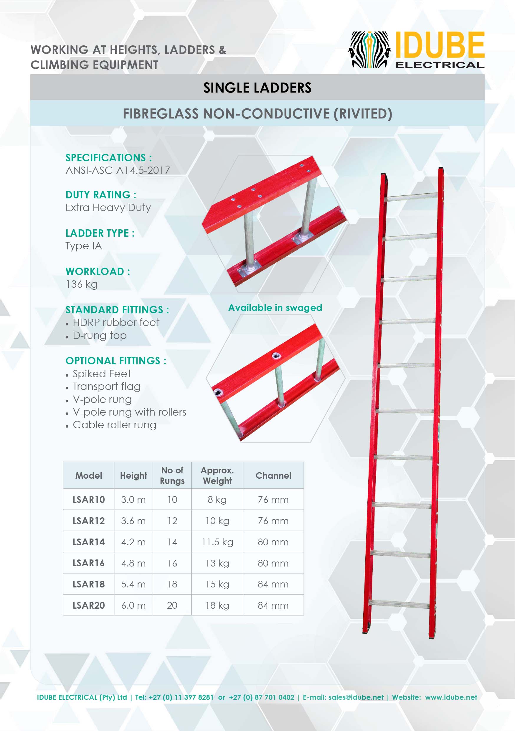 Fibreglass-Single-Ladders