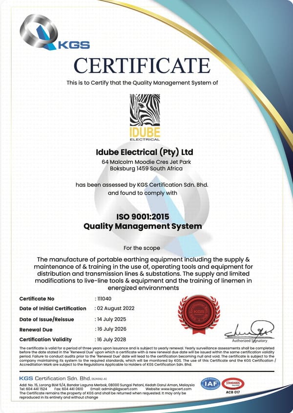 idube certification